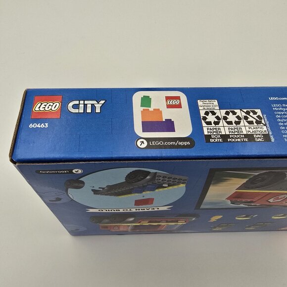 LEGO City 60463 Fire Truck Building Set 82 Pieces Ages 4+ - Picture 4 of 5